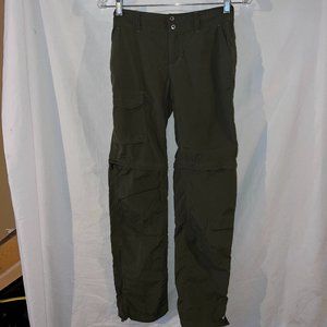 Columbia Omni Shield Womens Pants Green Size 4 Convertible into Shorts